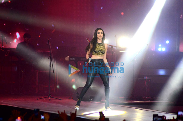 cast music directors at the rock on 2 concert in mumbai 3