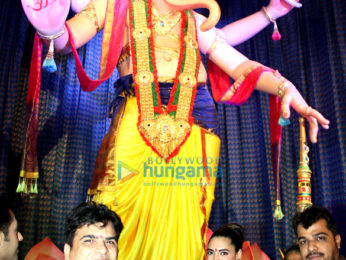 Celebs visit the Ganesh Galli Ganpati in Parel