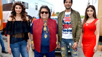 Daisy Shah, Bappi Lahiri snapped on the sets of Ramratan