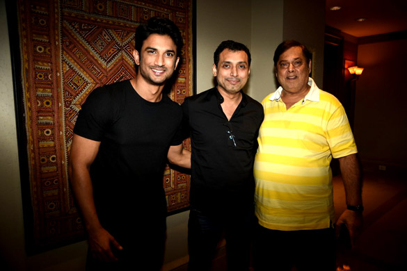 david drops in to meet sushant