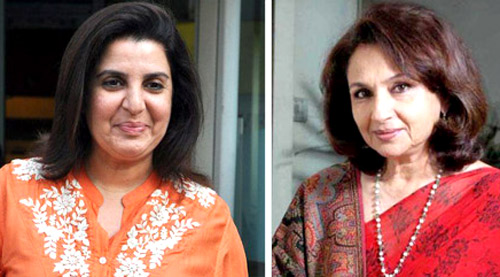Farah Khan and Sharmila Tagore