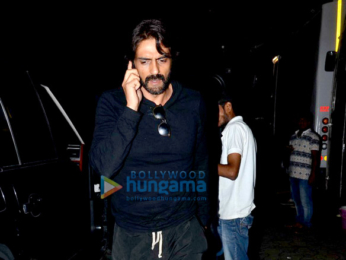 Farhan Akhtar, Arjun Rampal & Shraddha Kapoor snapped at 'Rock On!! 2' concert rehearsals