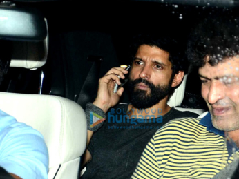 Farhan Akhtar & Shraddha Kapoor snapped post 'Rock On!! 2' shoot