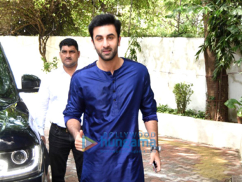 Ranbir Kapoor, Randhir Kapoor & Rajiv Kapoor celebrate Ganesh Chaturthi at RK Studio