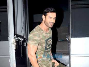 John Abraham & Arjun Kapoor snapped at Mehboob Studio