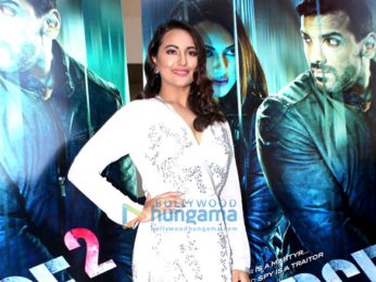 John Abraham & Sonakshi Sinha at the trailer launch of 'Force 2'
