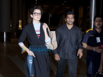 Kangna Ranaut arrives from USA