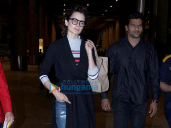 Kangna Ranaut arrives from USA