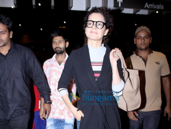 Kangna Ranaut arrives from USA