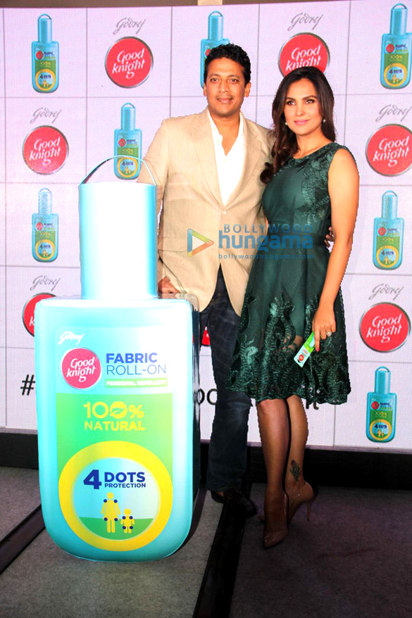 Lara Dutta & Mahesh Bhupathi launch Good Knight’s home repellent Fabric Roll-On