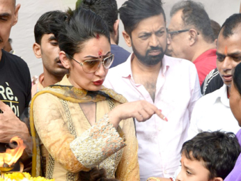 Manyata Dutt & kids' Ganesh visarjan
