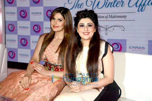 neha dhupia zareen khan archana kocchar at the winter affair announcement 4