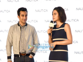 Rahul Khanna & Taapsee Pannu at the launch of Nautica's new collection