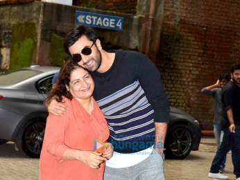 Ranbir Kapoor snapped post shoot at Mehboob Studio