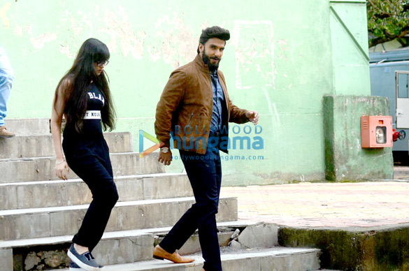 ranveer snapped on the sets of an ad shoot 5