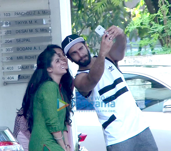 Ranveer Singh snapped post darshan at Sanjay Leela Bhansali’s Ganesha