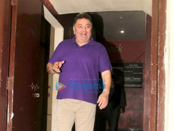 Rishi Kapoor snapped at PVR Juhu post a movie screening