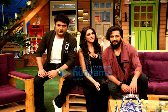 Riteish Deshmukh & Nargis Fakhri promote ‘Banjo’ on the sets of The Kapil Sharma Show