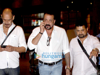Sanjay Dutt, Shruti Haasan & Ileana DCruz snapped at the airport