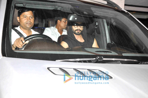 Shahid Kapoor snapped post his meeting with film maker Sanjay Leela Bhansali