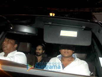 Shahid Kapoor snapped post meeting with Sanjay Leela Bhansali