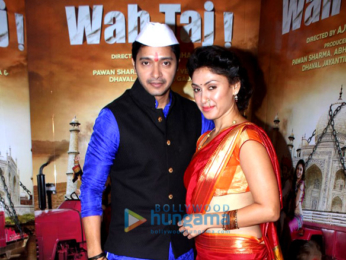 Shreyas Talpade & Manjari Fadnis promote 'Wah Taj'