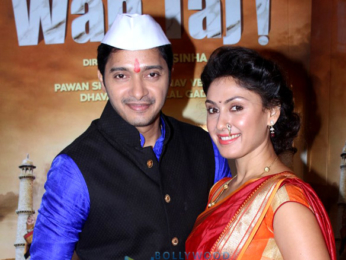 Shreyas Talpade & Manjari Fadnis promote 'Wah Taj'