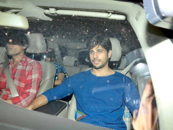 Sidharth Malhotra & Katrina Kaif snapped post dinner at Nitya Mehra's house