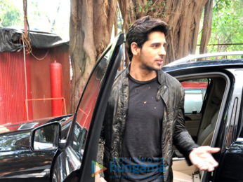 Sidharth Malhotra snapped post an ad shoot