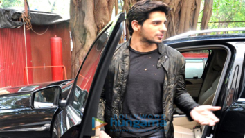 Sidharth Malhotra snapped post an ad shoot