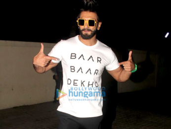 Sidharth Malhotra, Katrina Kaif & Ranveer Singh grace special screening of 'Baar Baar Dekho'