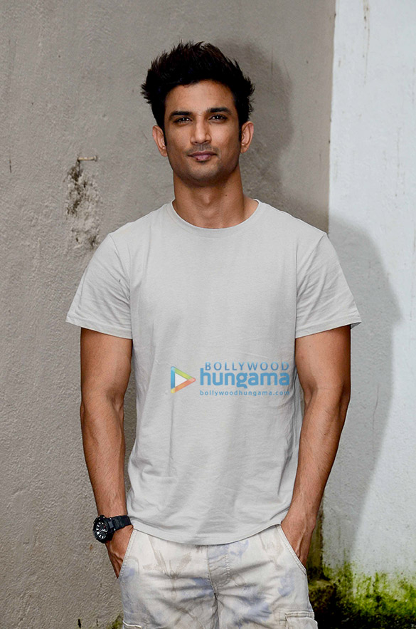 sushant singh at promotions of m s dhoni 1