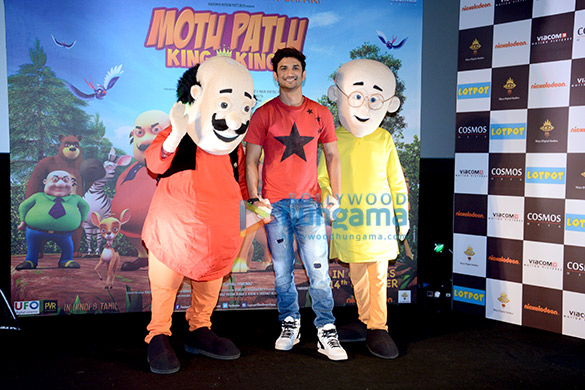 Sushant Singh Rajput launches the trailer of 'Motu Patlu King Of Kings' |  Sushant Singh Rajput Images - Bollywood Hungama