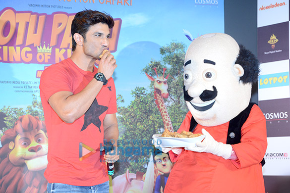 sushant launches motu patlu king of kings 4