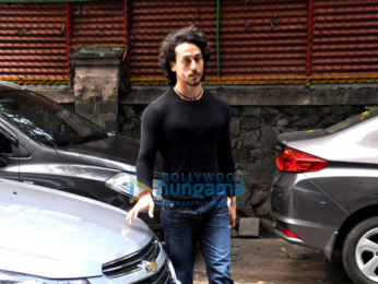 Tiger Shroff snapped entering Excel Entertainment office