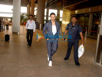 Varun Dhawan & Katrina Kaif snapped at international terminal