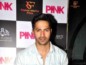 Varun Dhawan snapped post 'Pink' screening