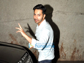 Varun Dhawan snapped post 'Pink' screening
