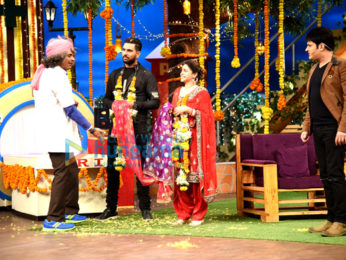Yuvraj Singh & Hazel Keech at The Kapil Sharma Show