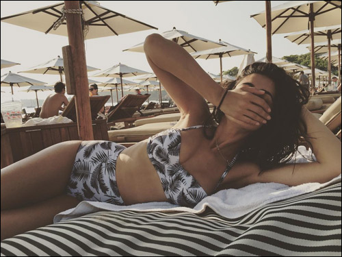 check out nargis fakhri flaunts her bikini body in greece 3