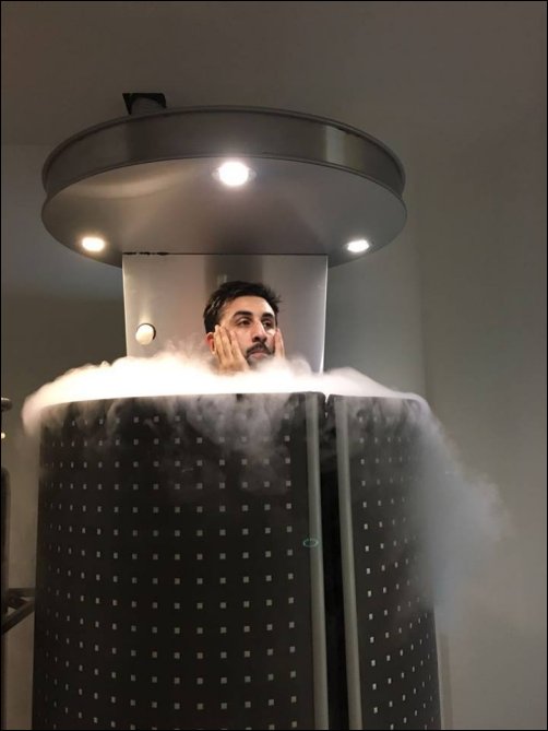 check out ranbir kapoor experiences cryotherapy 3 check out ranbir kapoor experiences cryotherapy 3