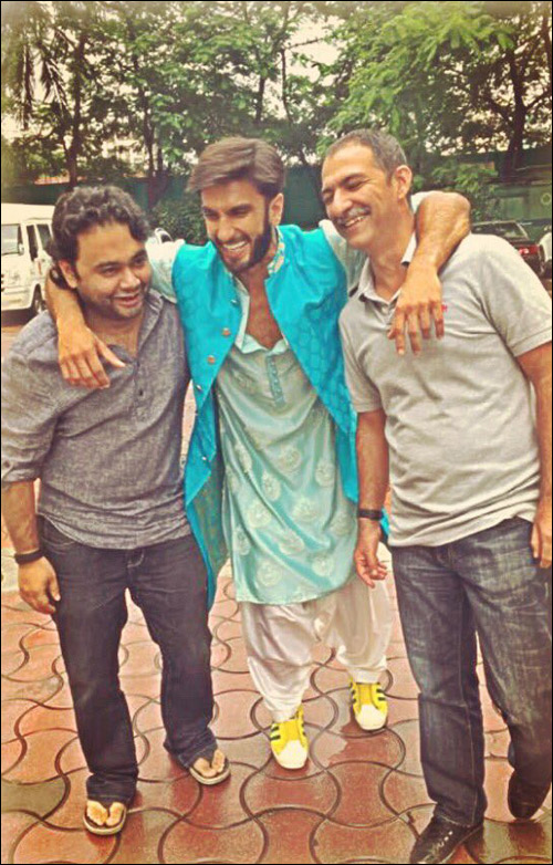 check out ranveer singh has a gala time with anil kapoor and david dhawan 3