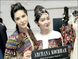 Sunny Leone & acid attack victim Reshma Qureshi walk the ramp for designer Archana Kochhar