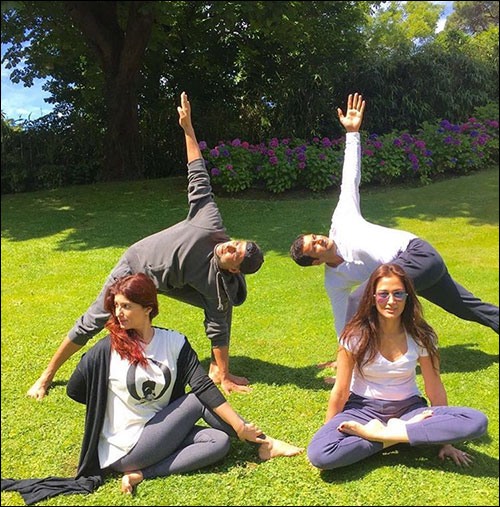 bollywood celebrities support international yoga day 2