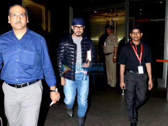 Aamir Khan snapped as he arrives back from USA
