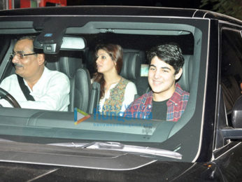 Aarav Kumar & Twinkle Khanna snapped in Bandra