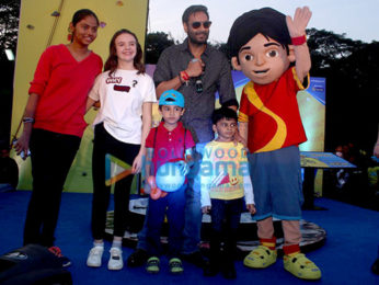 Ajay Devgn and crew of 'Shivaay' snapped promoting their film