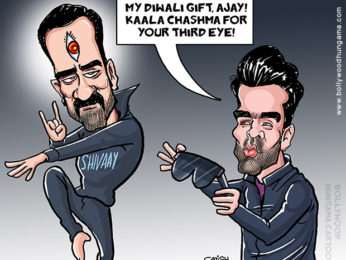Bollywood Toons: Ajay Devgn vs Karan Johar, this Diwali!