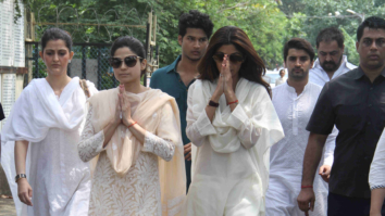 Akshay Kumar, Abhishek Bachchan and others attend the funeral of Shilpa Shetty’s father