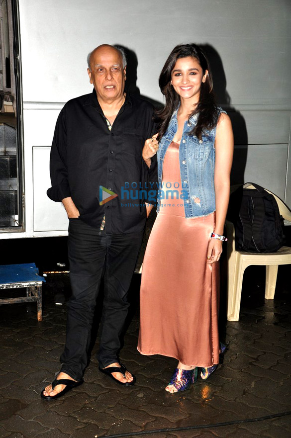 Alia Bhatt & Mahesh Bhatt shoot for Vogue BFF talk show Alia Bhatt & Mahesh Bhatt shoot for Vogue BFF talk show